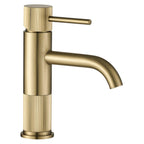 Koupelnová baterie Rea Lungo Stripe Brush Gold Low  1