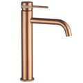 Umyvadlová baterie REA Lungo Grip - broušené Copper, vysoká  1