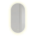 Zrcadlo LED OVL 50x100cm Gold  1