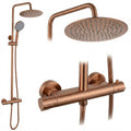 Sprchová sada bez výtoku s termostatem Rea Lungo Copper Brush  1