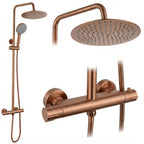 Sprchová sada bez výtoku s termostatem Rea Lungo Copper Brush  1