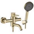 Vanová baterie Rea Lungo Stripe Gold  Brush  1