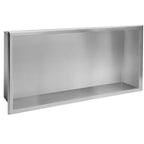 bathroom shelf 30x60 steel brush  1
