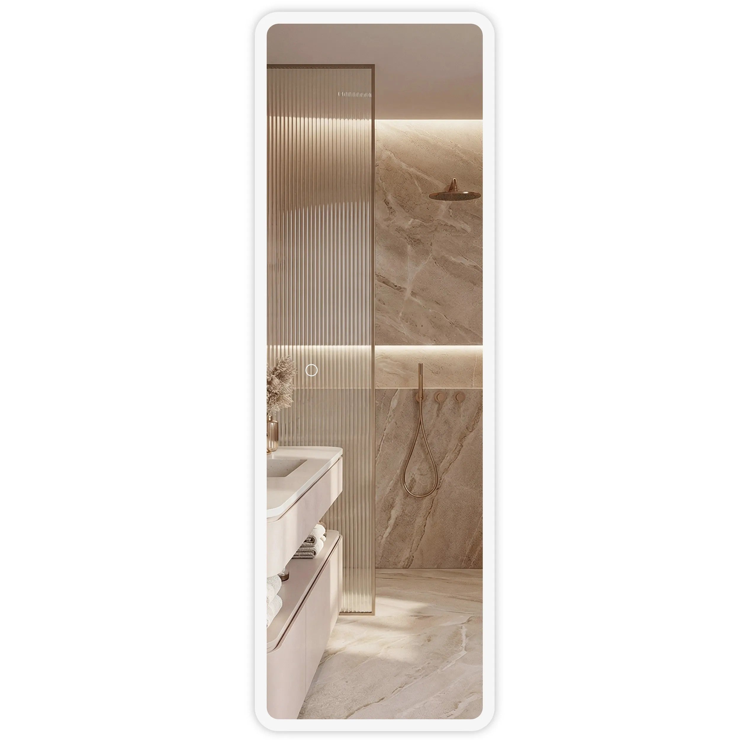 Zrcadlo LED 150x50cm MOL-SQ  1