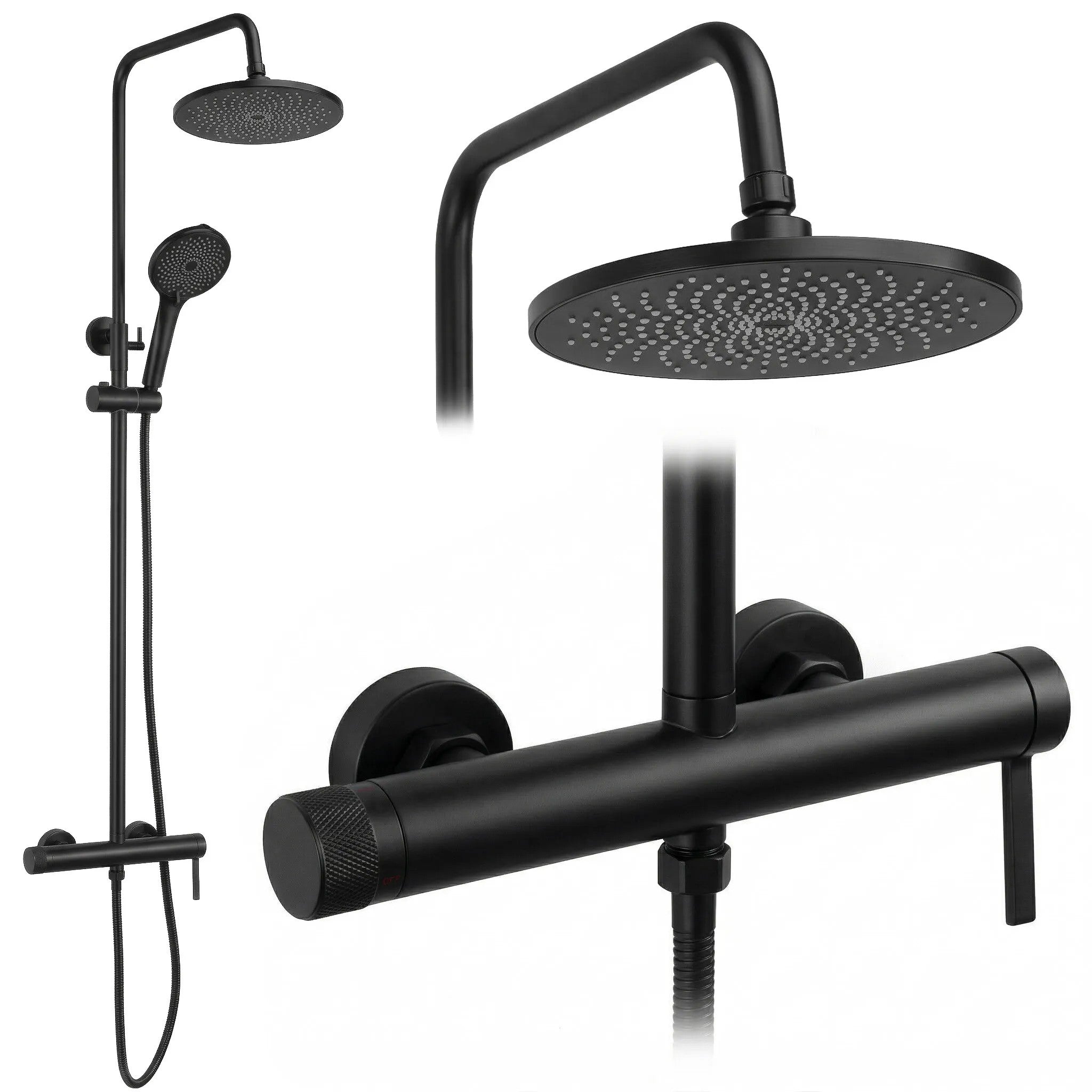 Sprchový set Rea Rivo Black  1