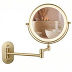 Zrcadlo LED Glow Brush Gold  1