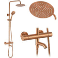 Sprchová sada s termostatem REA LUNGO Diamond - Copper Brush  1