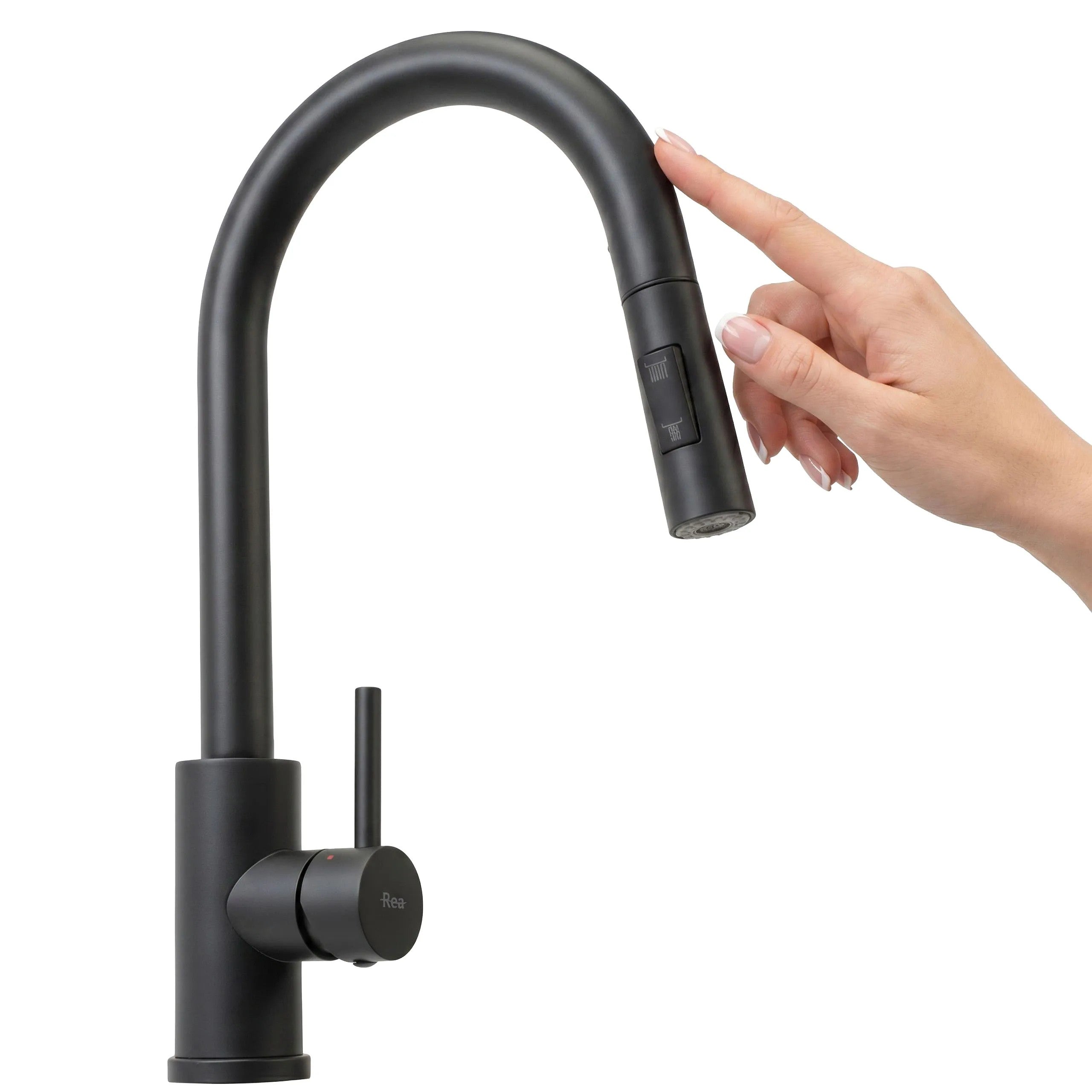 Kuchyňská baterie Rea Fresh Touch Black Matt  1