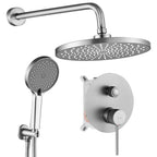 Podomítková sprchová sada Rea Lungo Stripe Nickel Brush + BOX  1