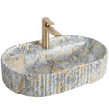 Umyvadlo na desku REA Marcela 60 Ruststone  1