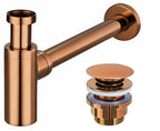 Sifon Rea včetně univerzální zátky Click-Clack Copper  1
