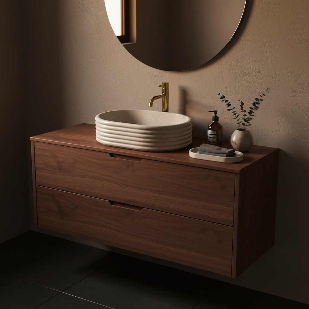 Umyvadlo na desku Nicoletta Beige  4