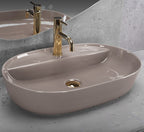 Umyvadlo na desku REA Aura 61 Beige Shiny  2