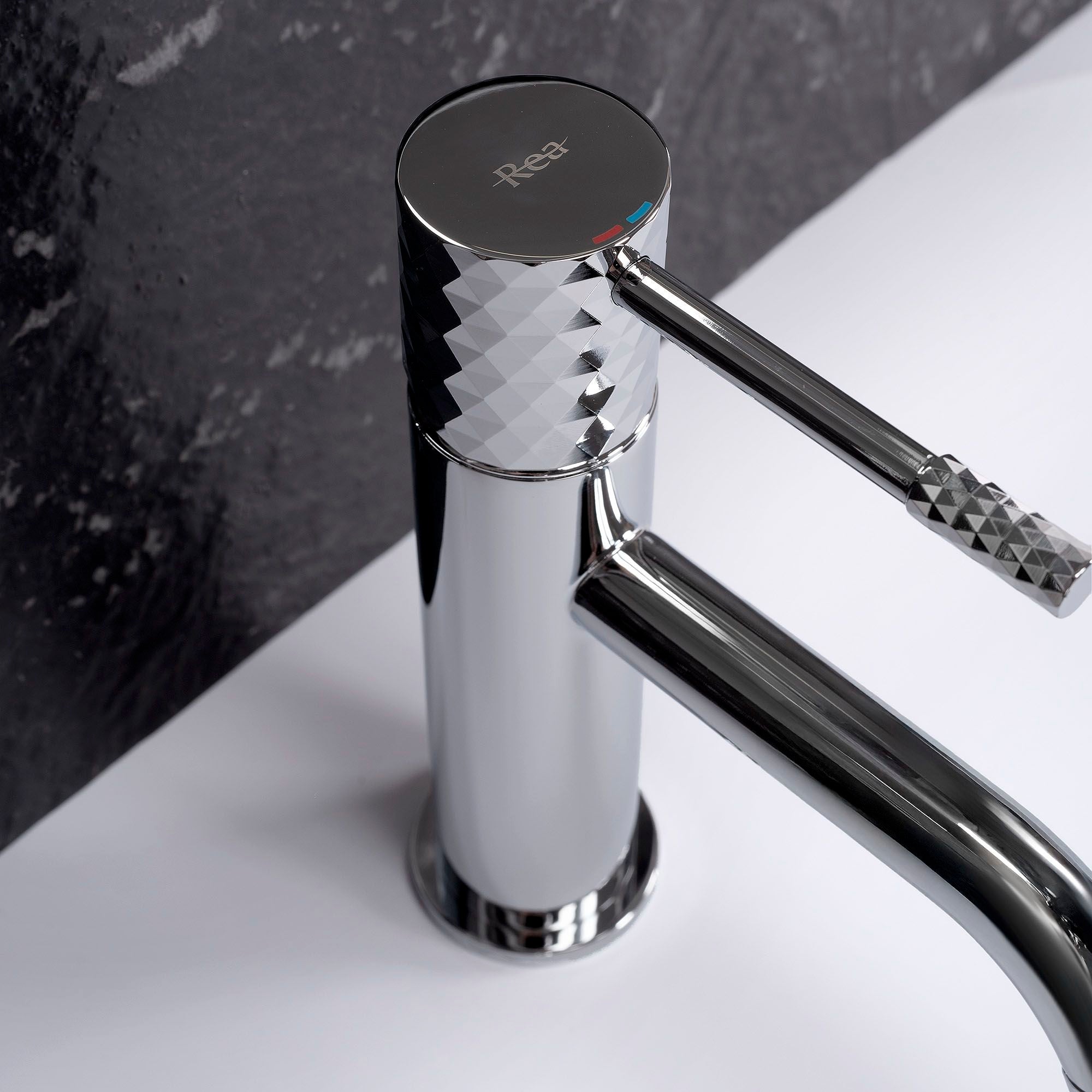 Umyvadlová baterie Rea Lungo Diamond - Chrome  8