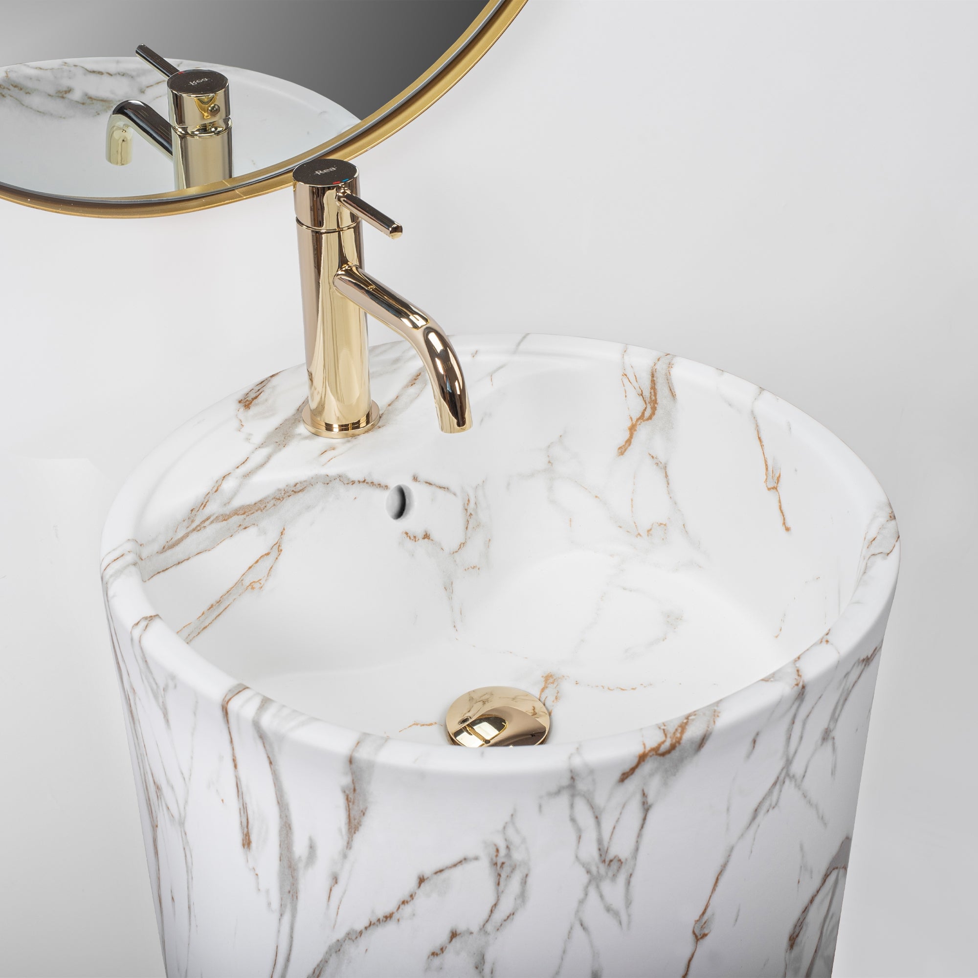 Volně stojící umyvadlo Rea Anya Lava Matt  3