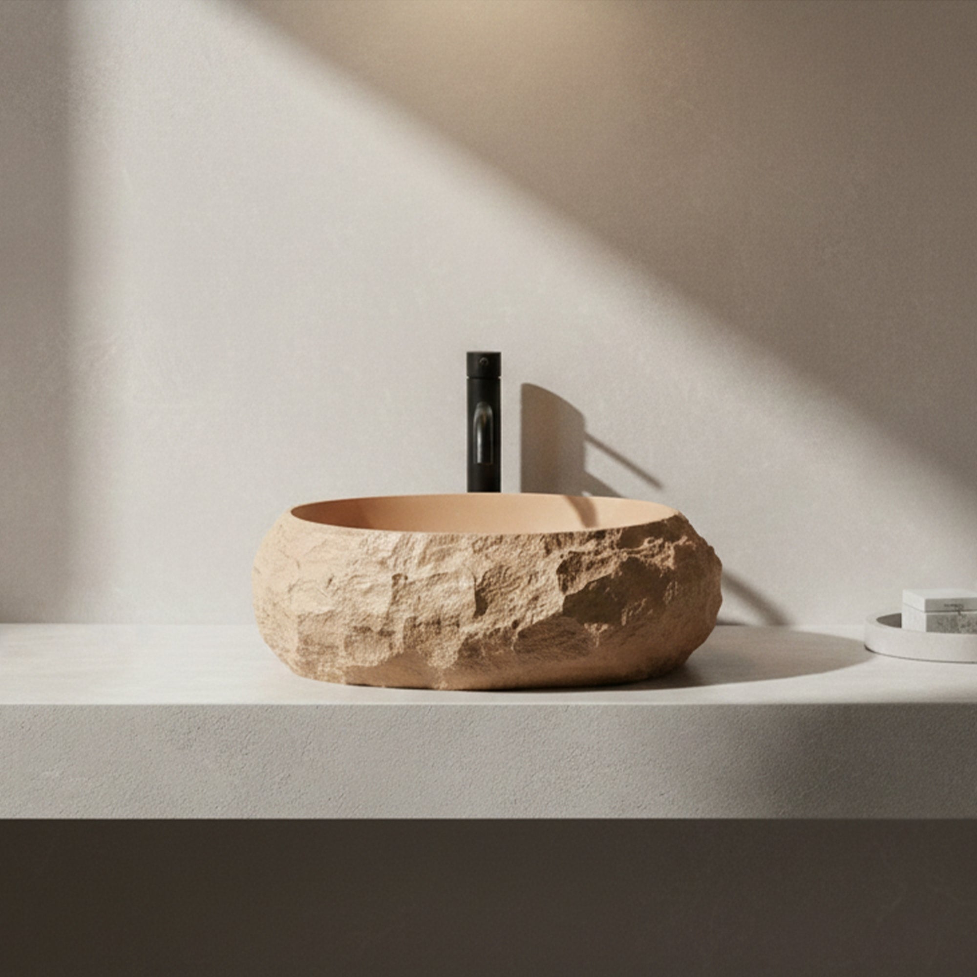 Umyvadlo na desku Mika Light Terracotta  6