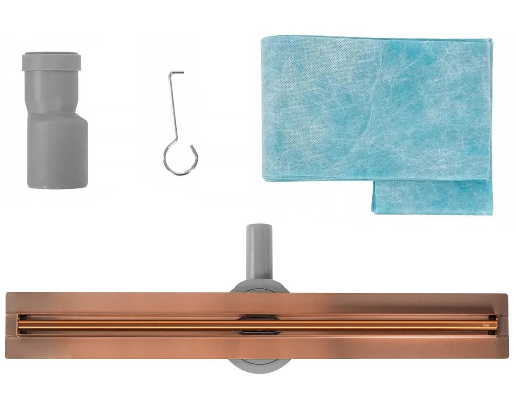 Odtokový žlab REA Neox Slim pro Brushed Copper 70  7