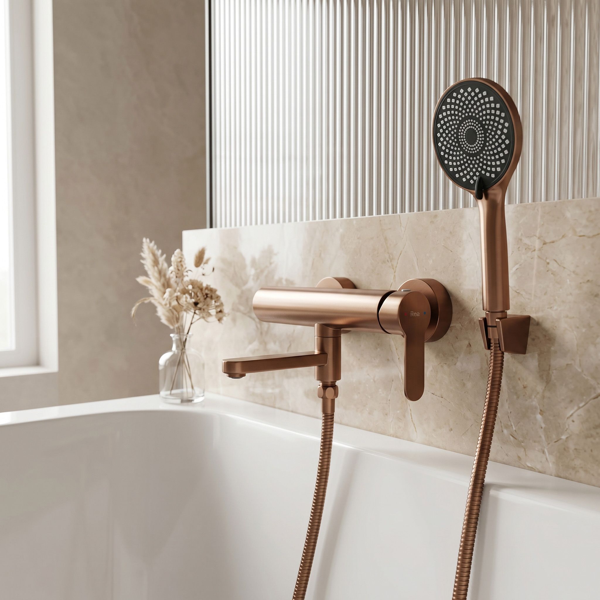 Vanová baterie Rea Arcos Brushed Copper  3