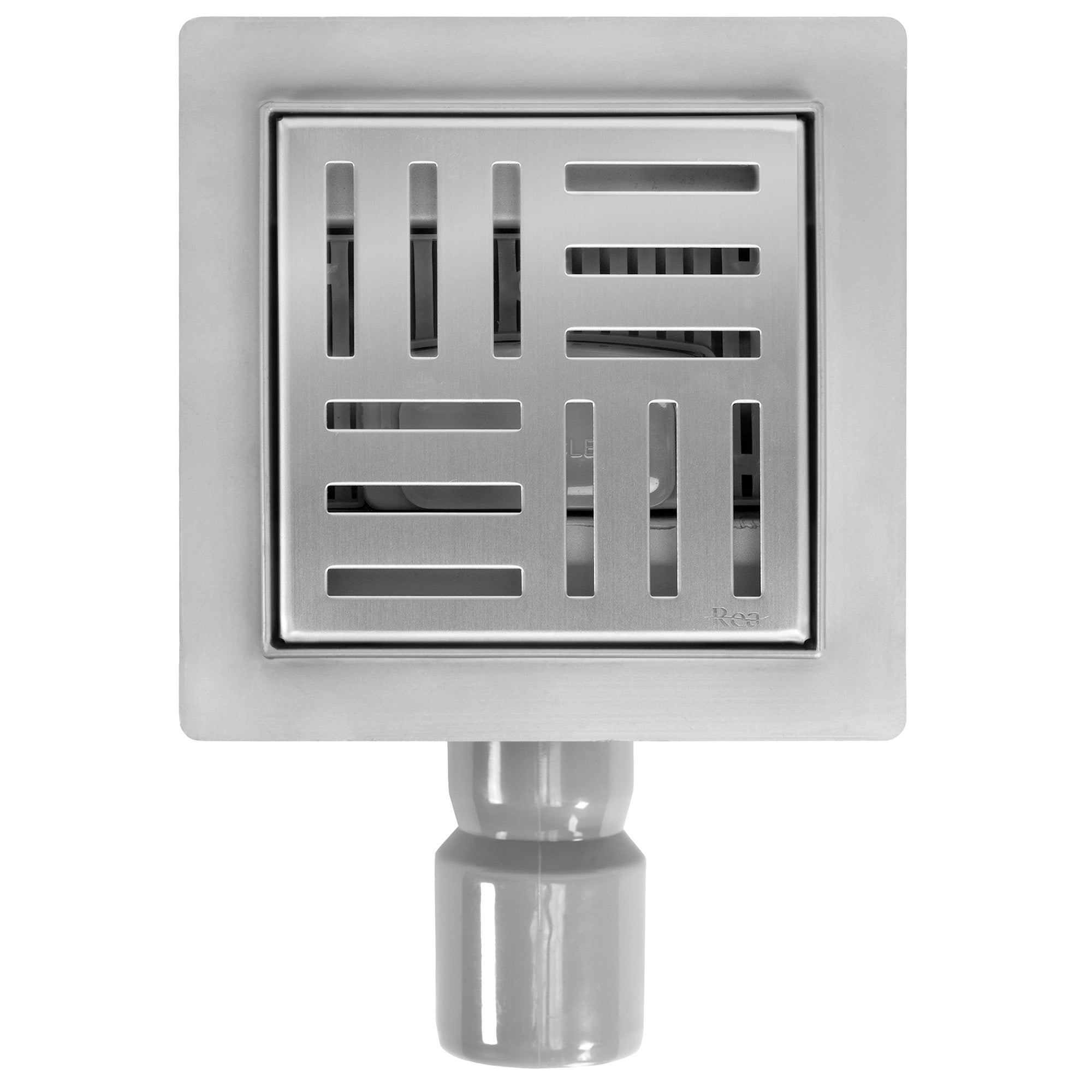 Odtokový žlab REA CROSS Nickel Brush 12x12  2