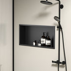 bathroom shelf 30x60 black matt  9