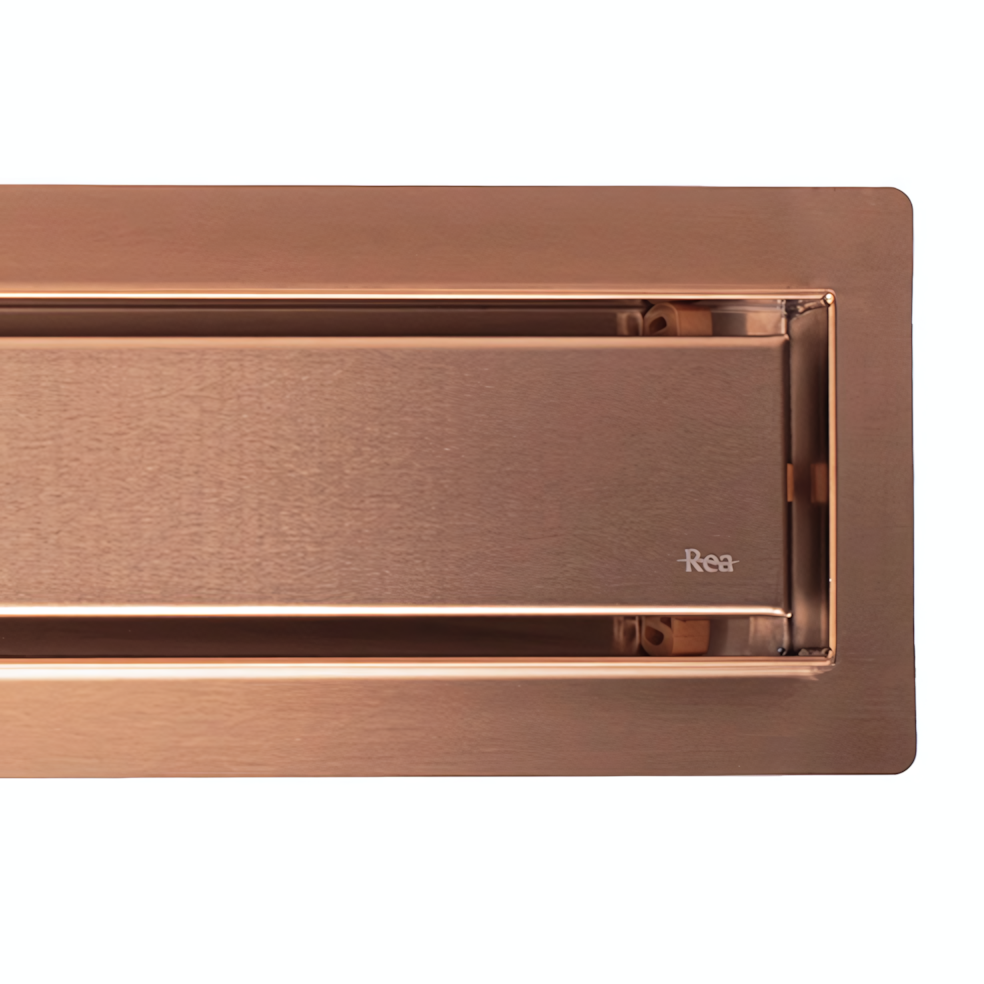 Odtokový žlab Rea Neox brush copper 70  6