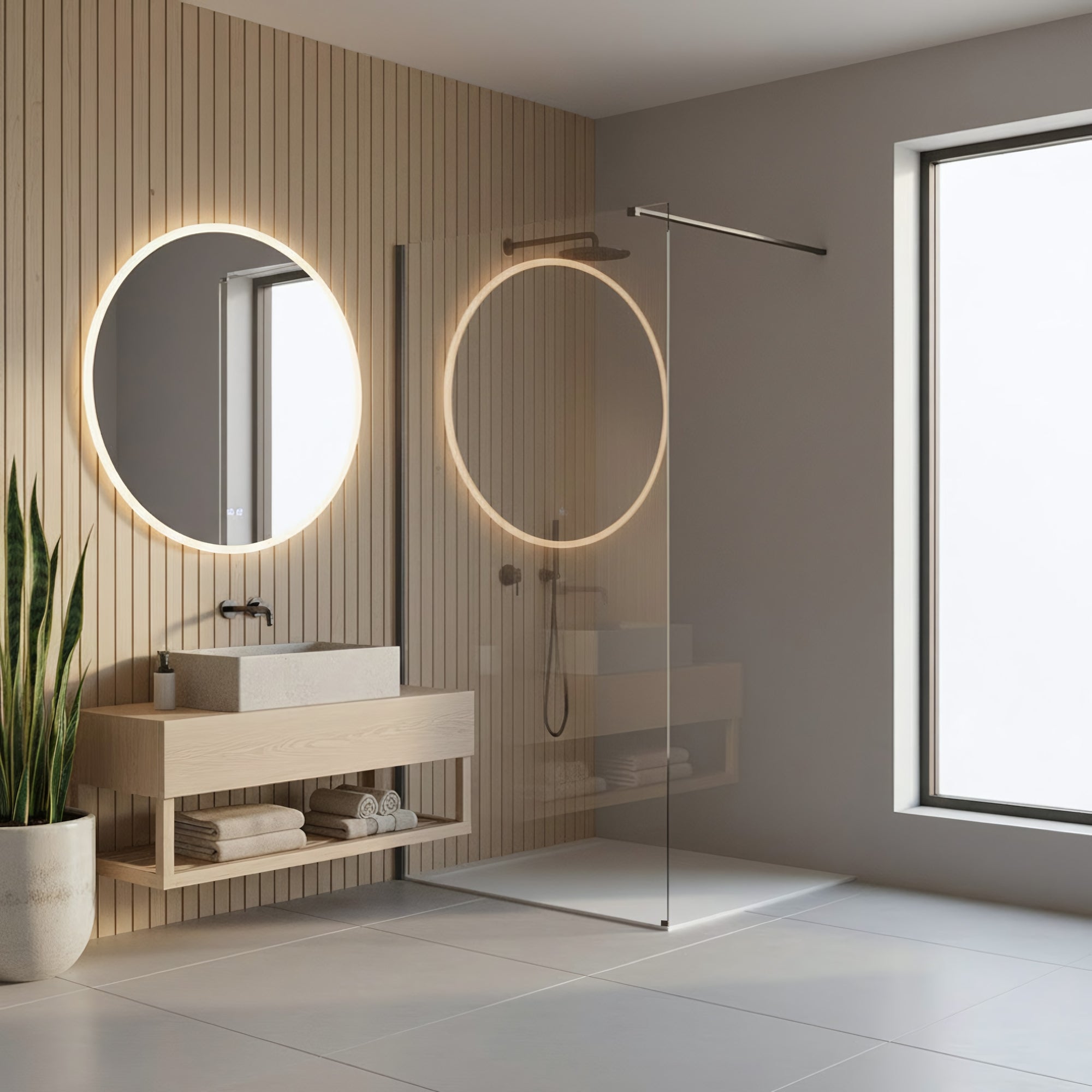 Sprchová zástěna Rea Flexi Transparent / Titan 70  2