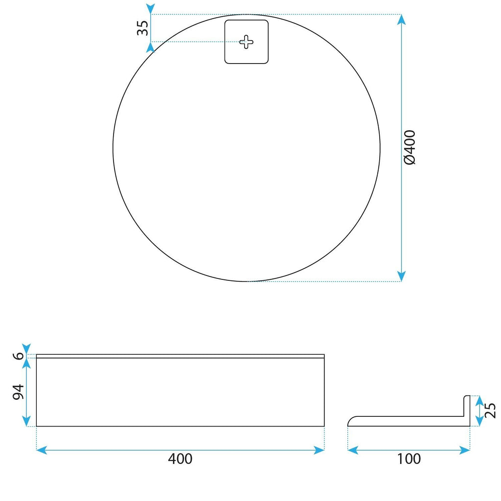 Sada koupelnového nábytku s umyvadlem Molly 40cm Grey  8