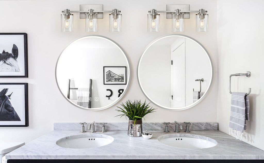 Zrcadlo LED 50cm MMJ BRUSH SILVER  9