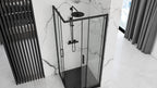 Sprchový kout REA PUNTO 80x80 - černý Se sprchovou vaničkou Savoy black 3
