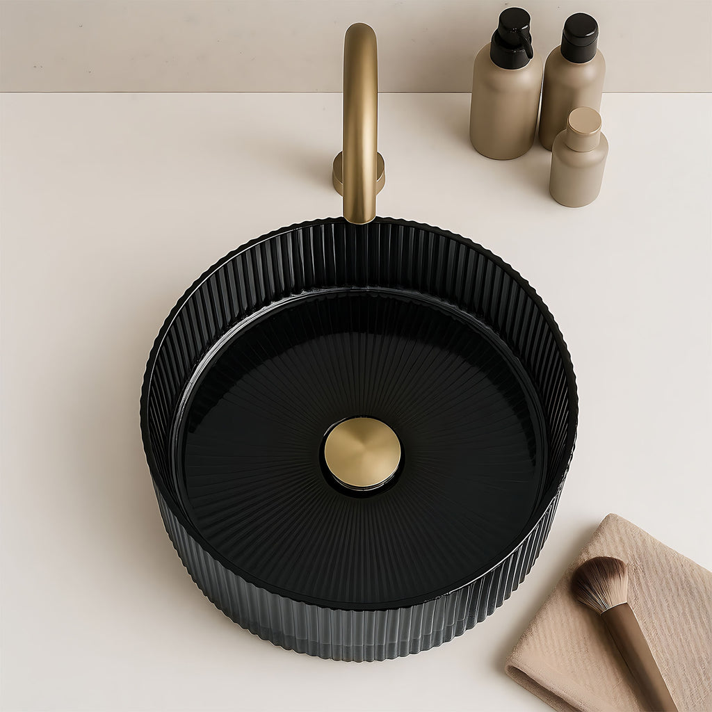 Umyvadlo na desku Rea Ingrid 36 Black  3