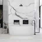 bathroom shelf 30x30 matte black  6