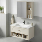 Sada koupelnového nábytku s umyvadlem River 60cm Creme  3