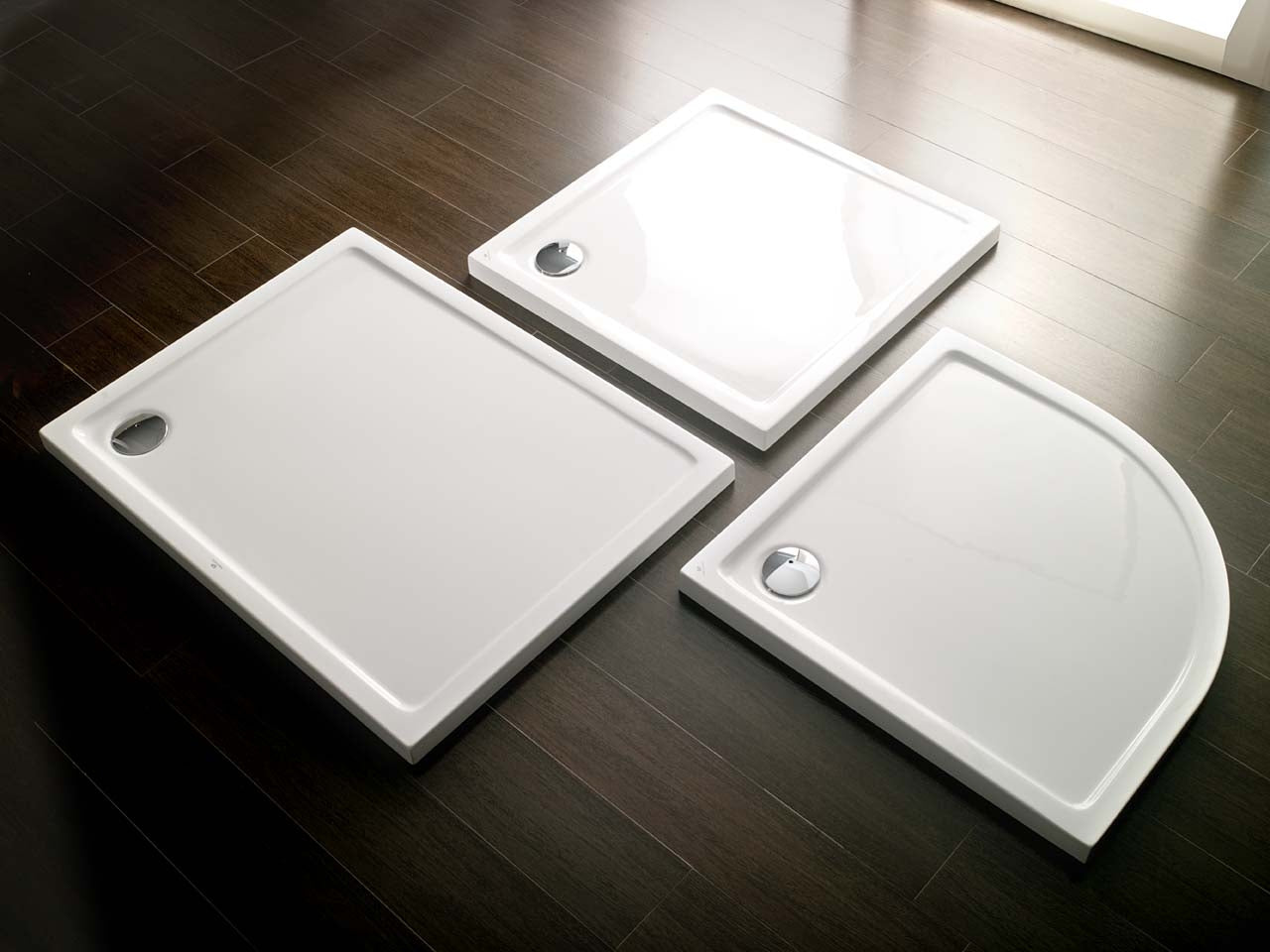 Sprchová akrylová vanička Rea Savoy - bílá  90x90  5