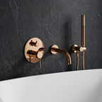 Podomítková vanová baterie REA LUNGO Copper + BOX  10
