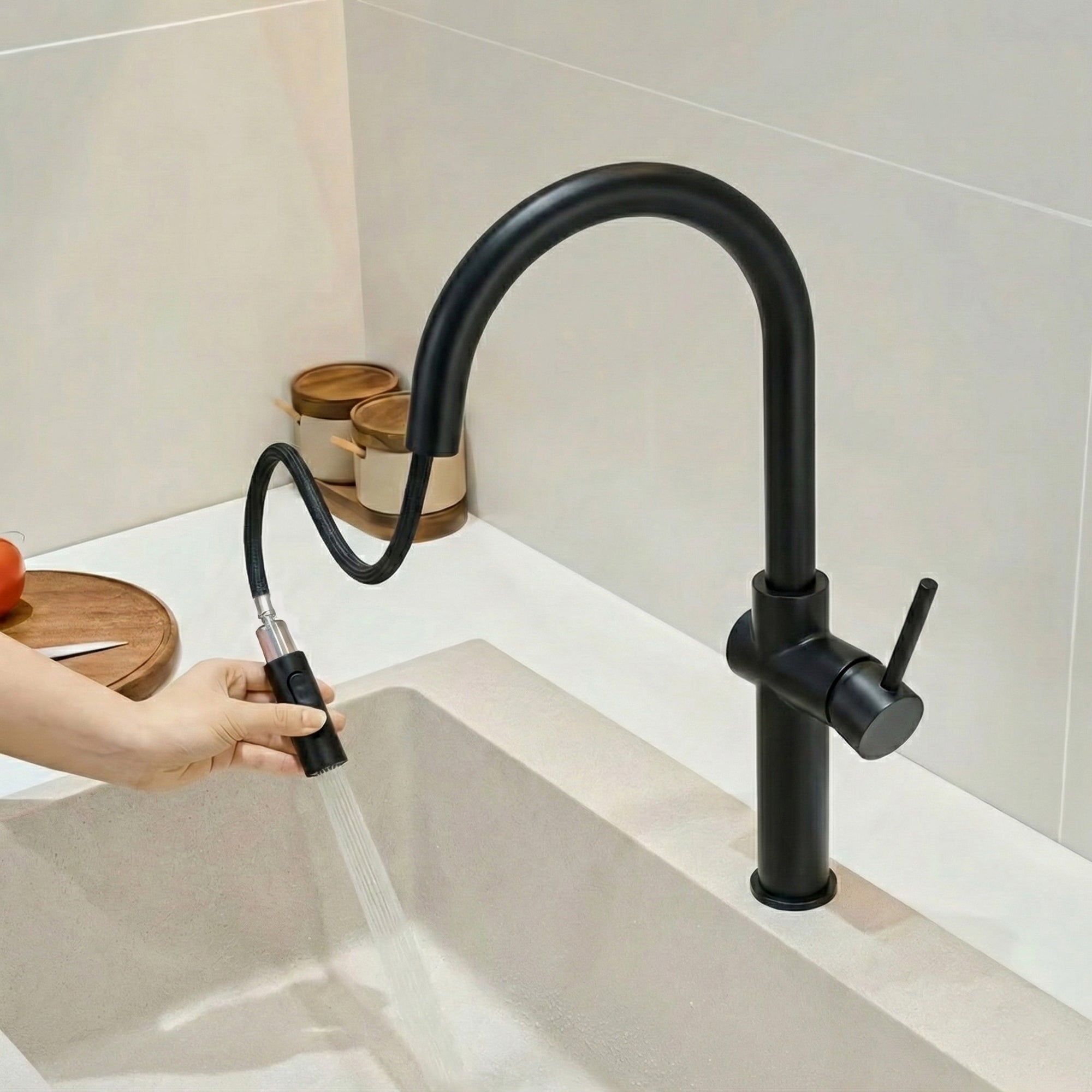 Kuchyňská baterie Rea Fresh High Black  4