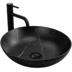 Umyvadlo na desku REA FIBO Black Matt  1