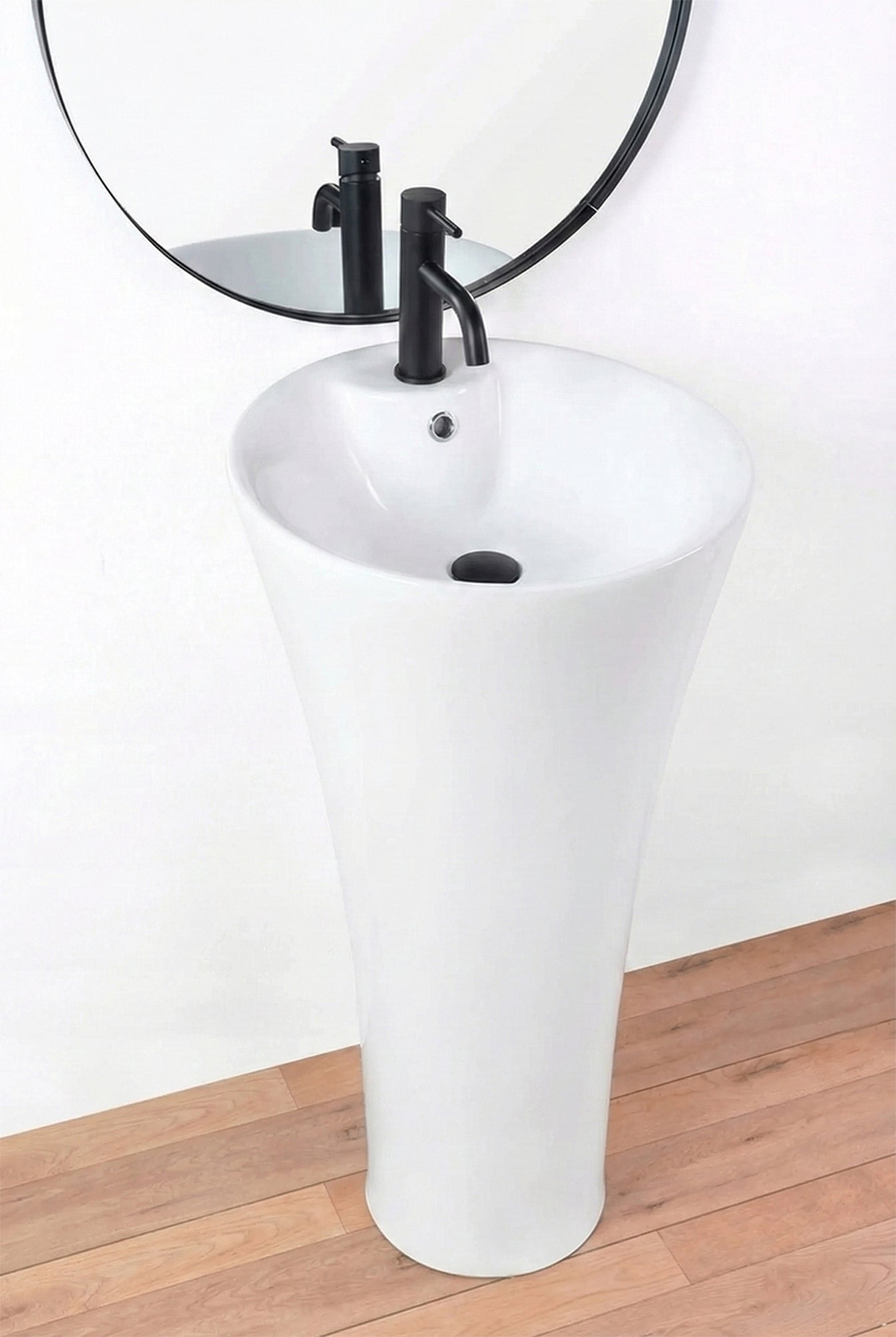 Volně stojící umyvadlo REA AGNES - bílé  3