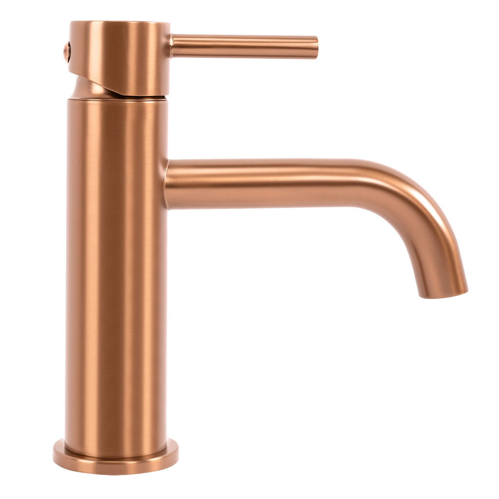 Umyvadlová baterie REA LUNGO - broušené Copper, nízká  3