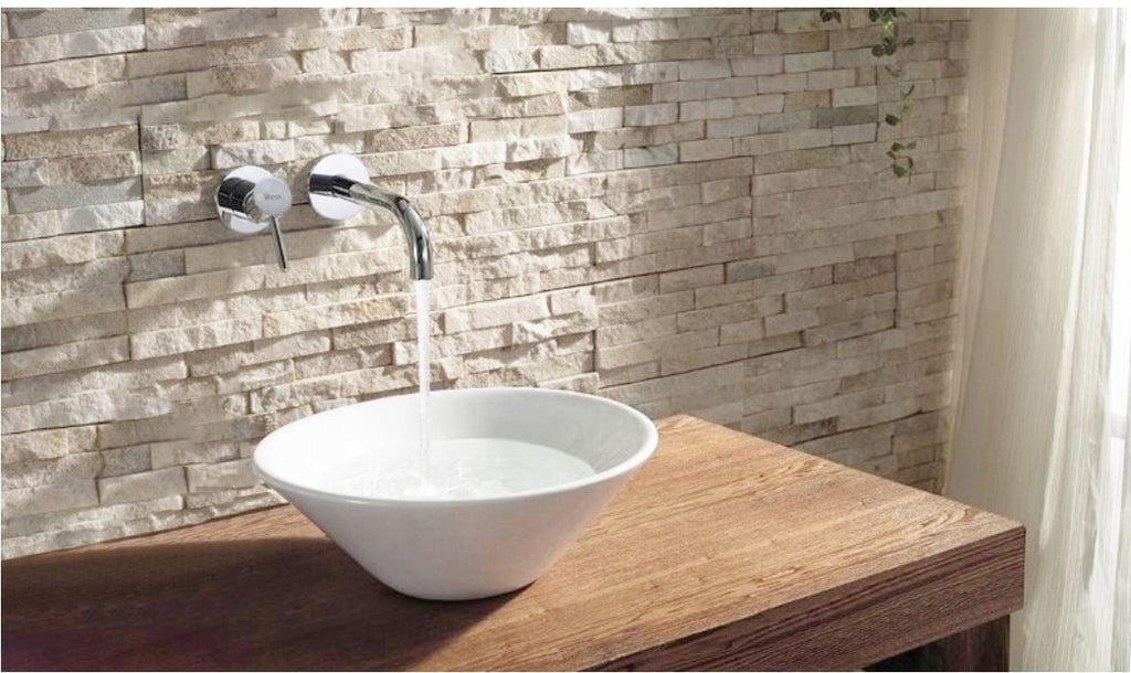Podomítková umyvadlová baterie Rea Lungo - chrom + BOX  5