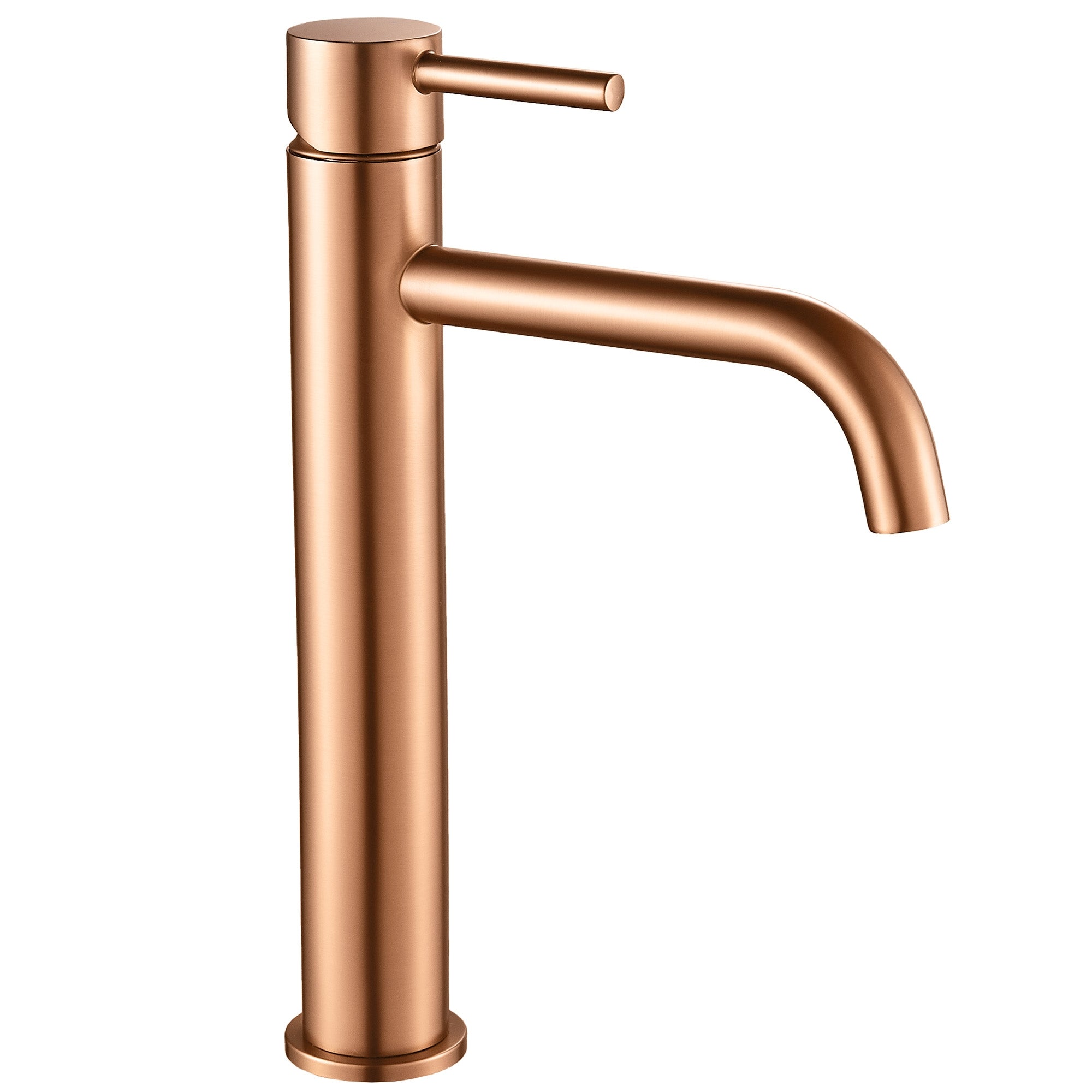Umyvadlová baterie REA LUNGO - broušené Copper, vysoká  1