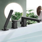 Třídílná vanová baterie REA GLEN - matná černá  8