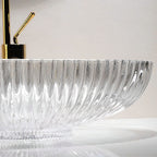Umyvadlo na desku REA Nicole Transparent  9