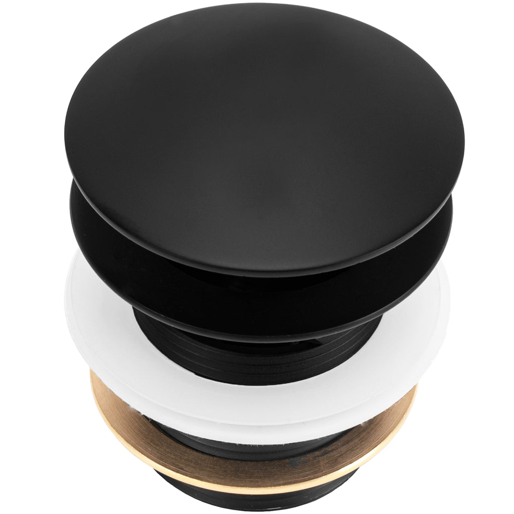 Univerzální vanová výpusť REA Click-clack - Black 6cm  4