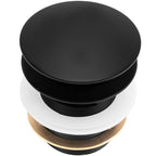 Univerzální vanová výpusť REA Click-clack - Black 6cm  4