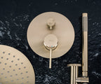 Podomítková sprchová sada Rea Lungo Grip Gold Brush  + BOX  2