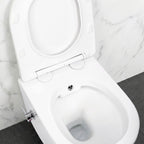 Závěsná WC mísa REA Carlo Lux Rimless s funkcí bidetu  5