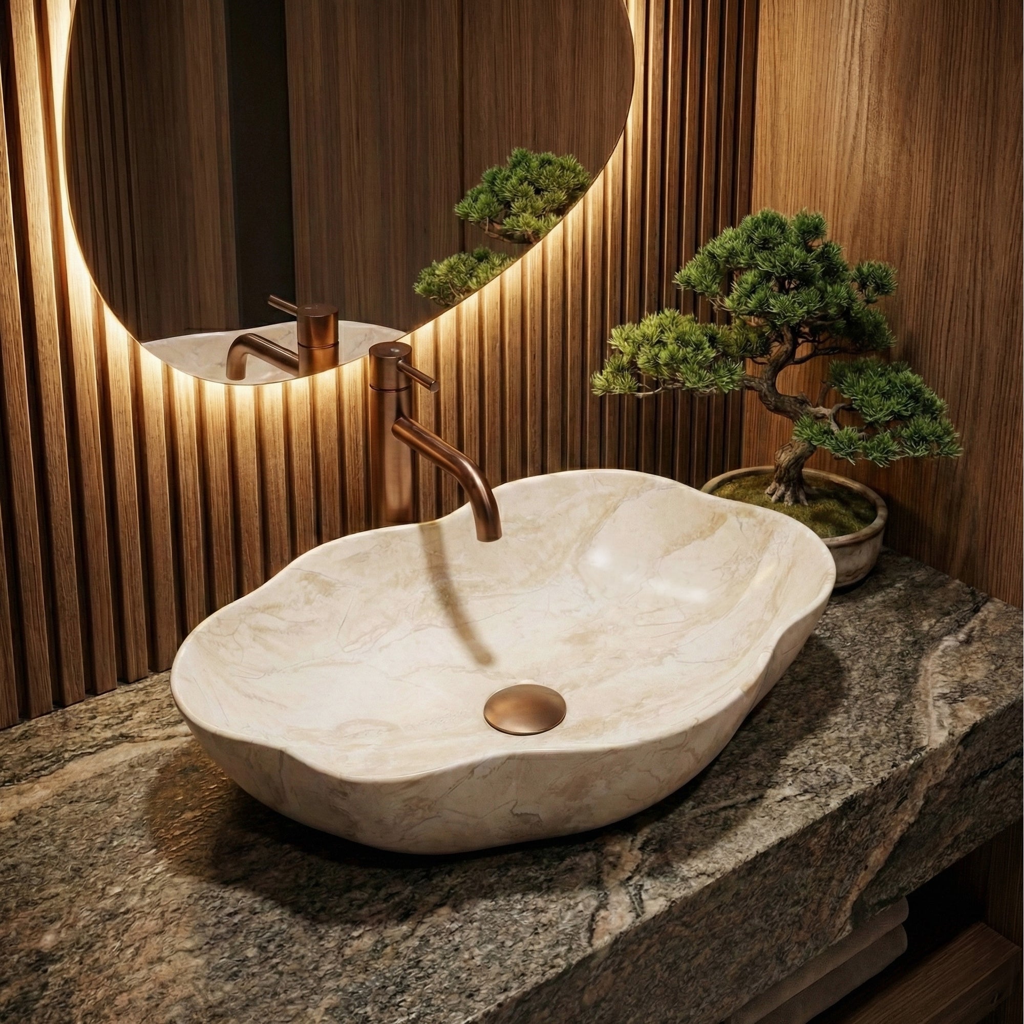 Umyvadlo na desku REA Pearl Kallisto  4