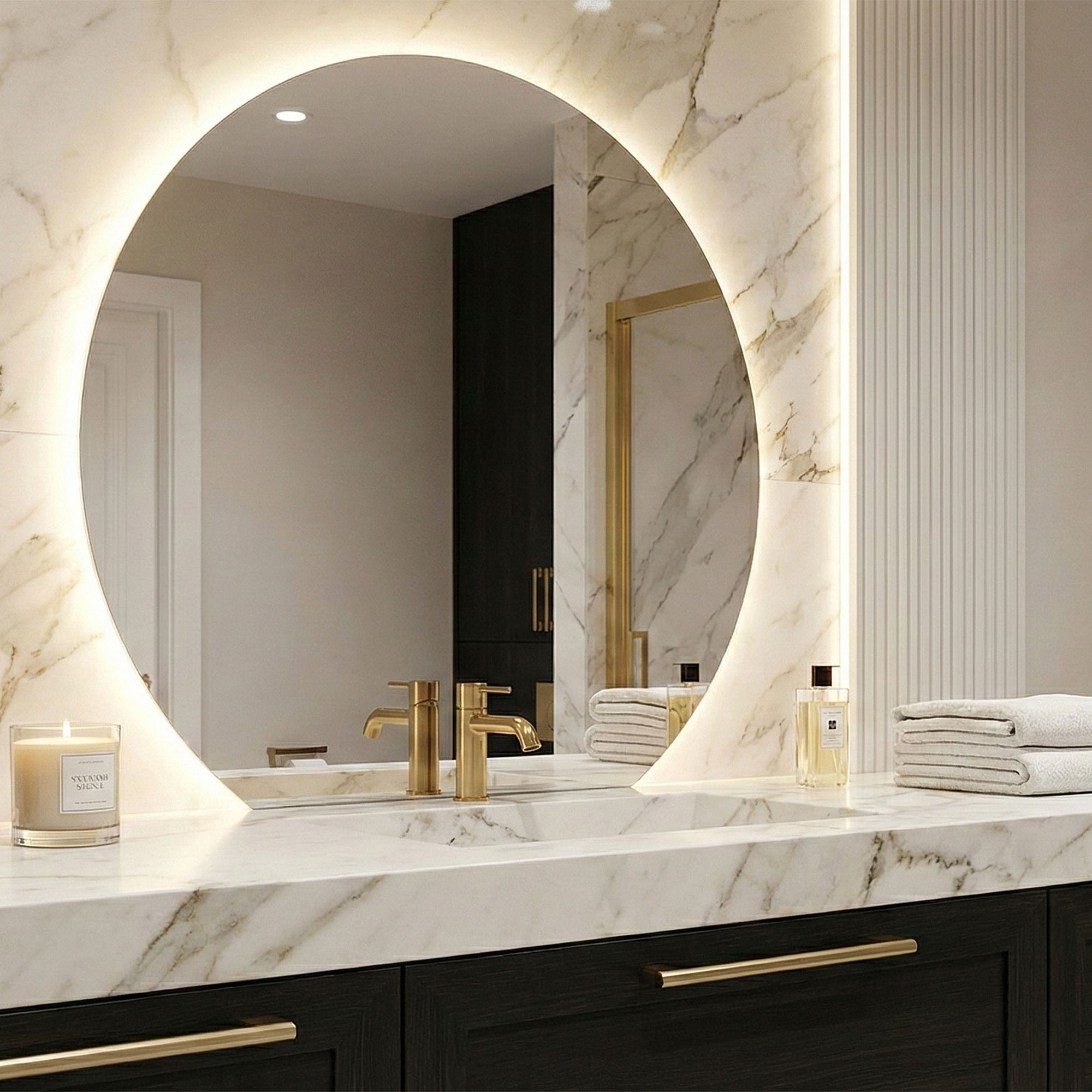 Zrcadlo LED 100cm Fabio  2