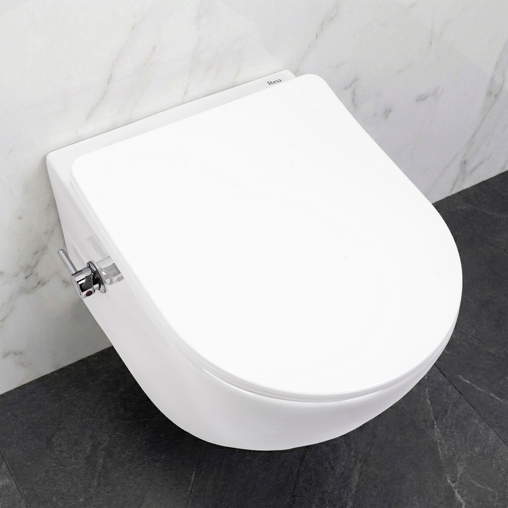 Závěsná WC mísa REA Carlo Lux Rimless s funkcí bidetu  8