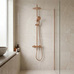 Sprchová sada s termostatem REA LUNGO Diamond - Copper Brush  2